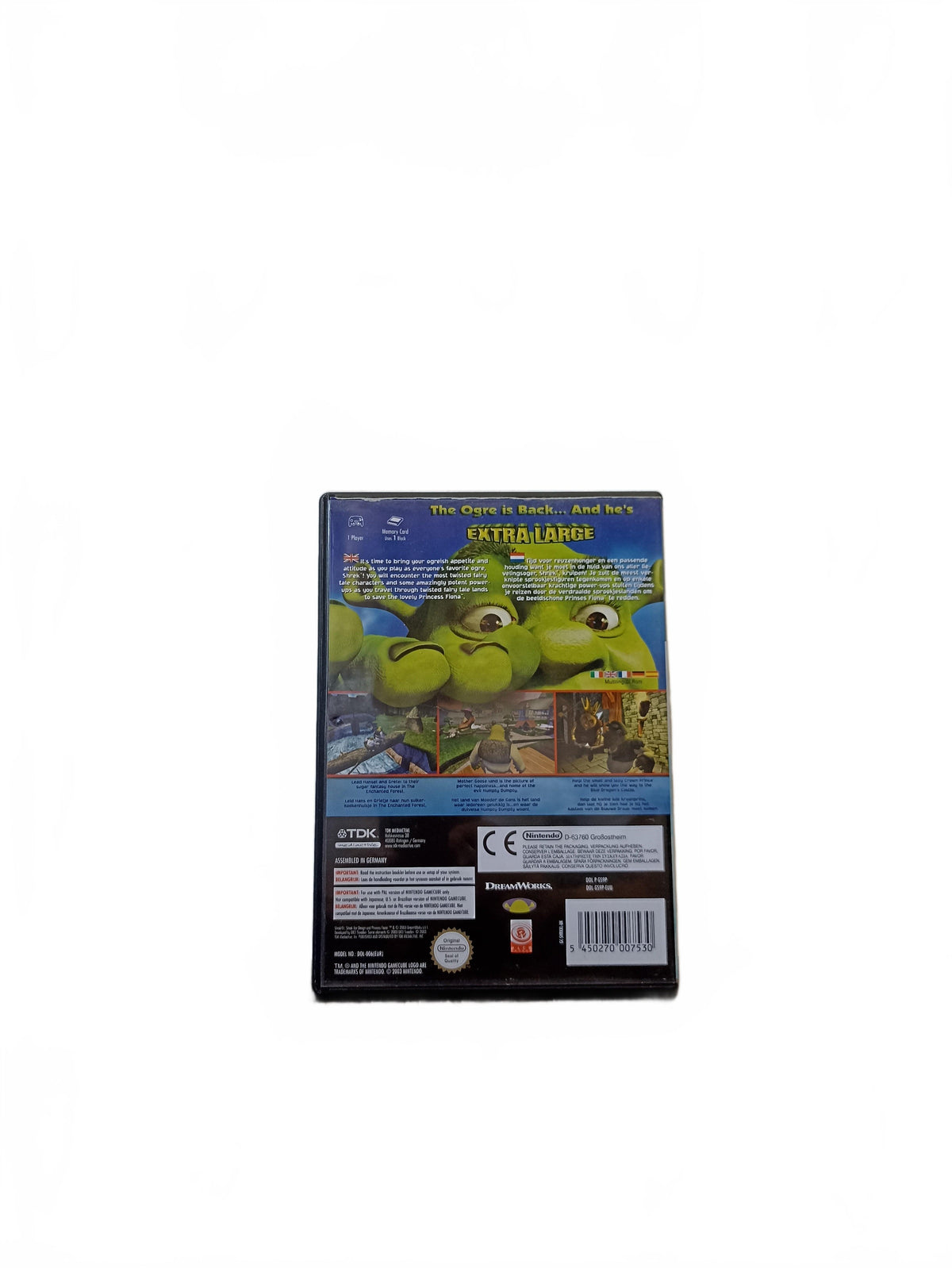 Shrek Extra Large Nintendo GameCube version ETR Complet