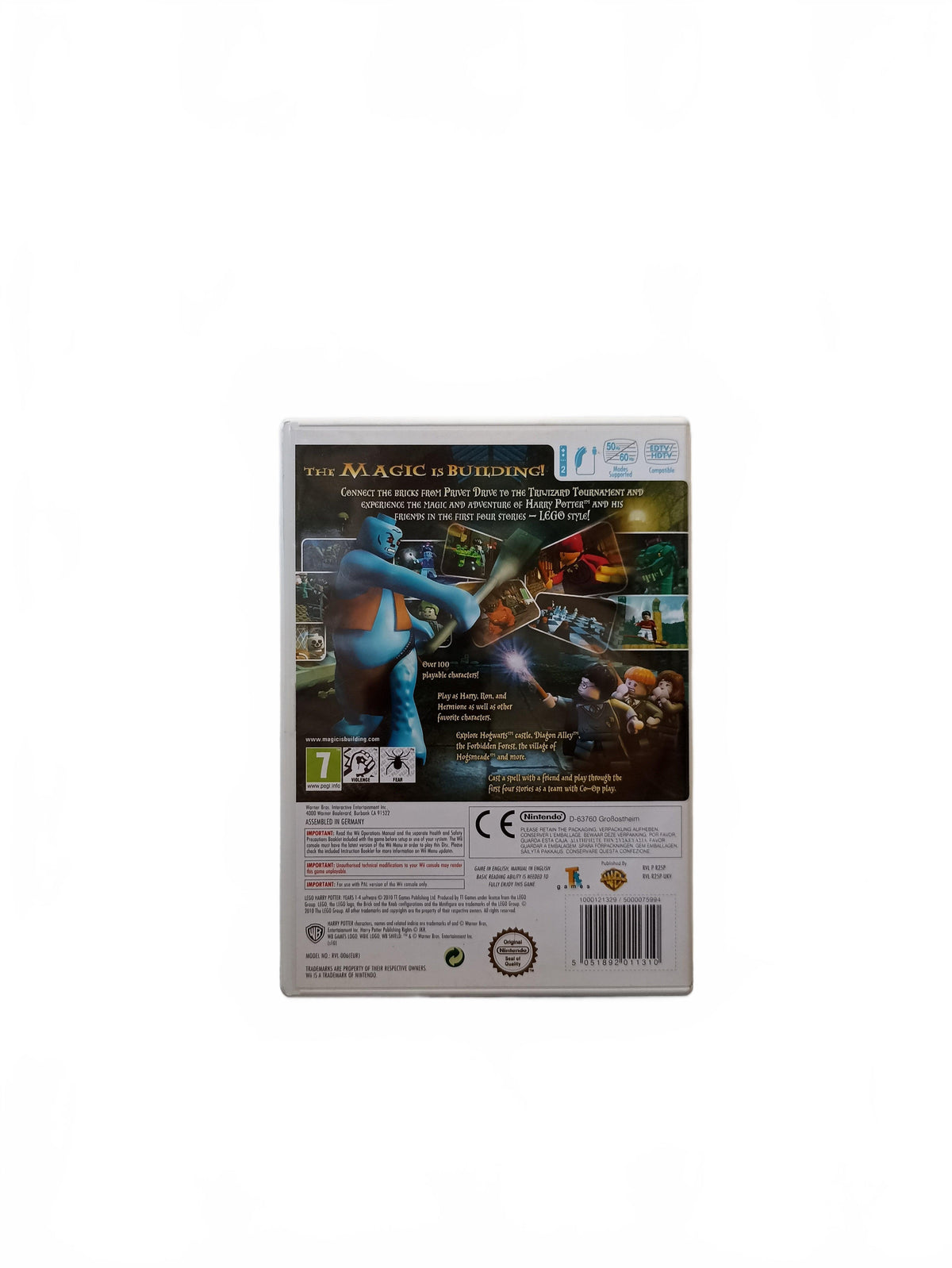 LEGO Harry Potter Years 1 à 4 Nintendo Wii version ETR Complet