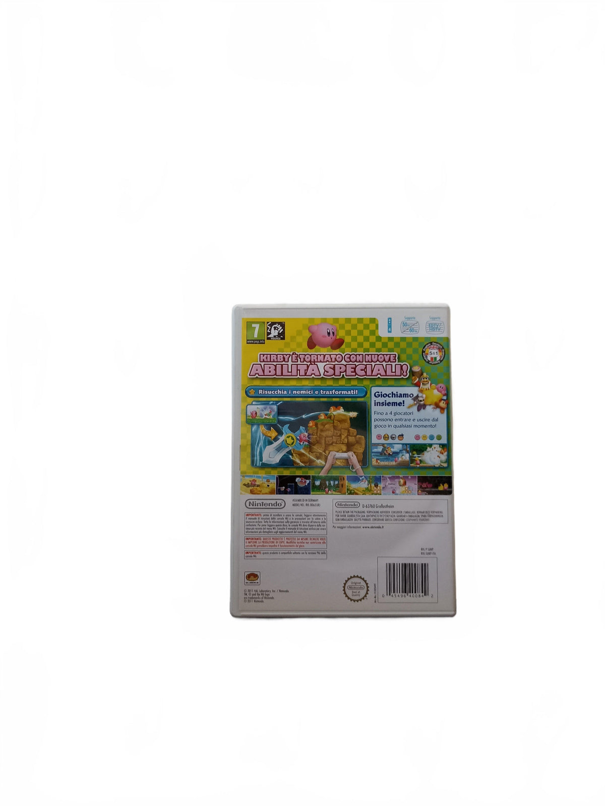 Kirby's Adventure Wii Nintendo Wii version ETR Complet