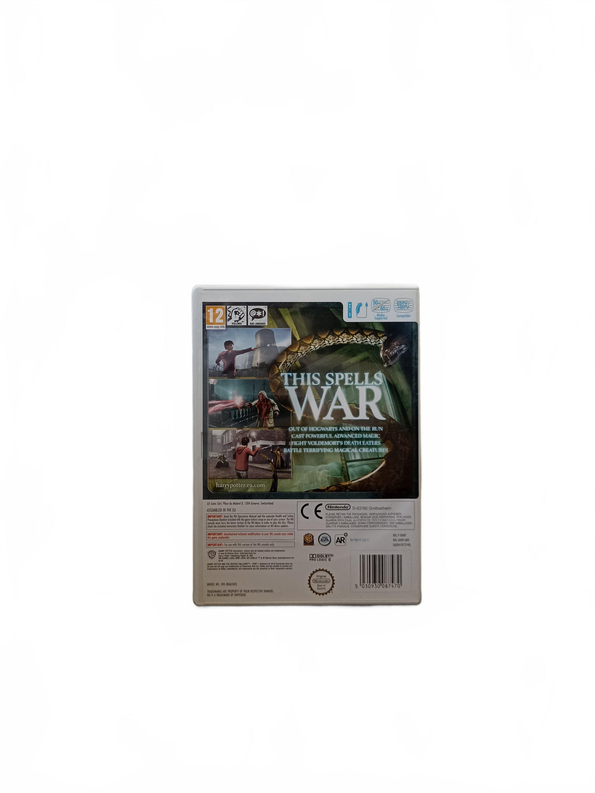 Harry Potter and the Deathly Hallows Part 1 Nintendo Wii version ETR Complet
