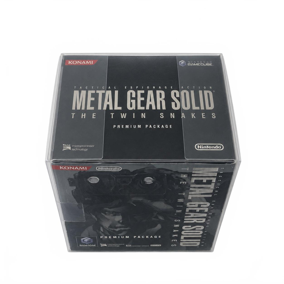 Boîtier de protection Console Nintendo GameCube transparent pour coffret collector grand format 24 x 24,5 x 16 cm