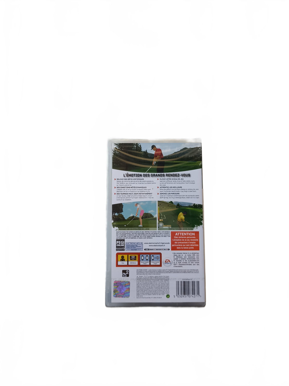Tiger Woods PGA Tour 10 blister PSP