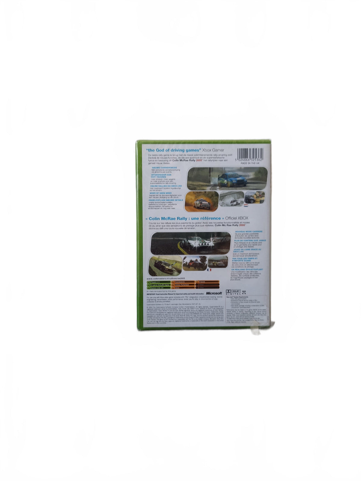 Colin McRae Rally 2005 blister Xbox