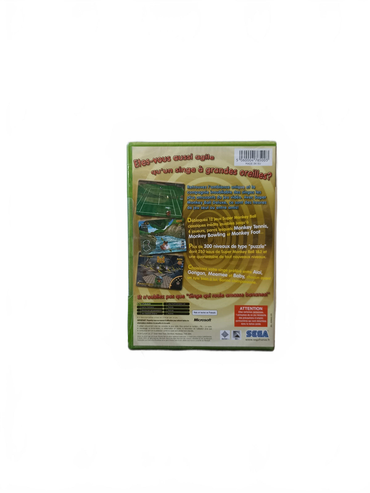 Super Monkey Ball Deluxe blister Xbox