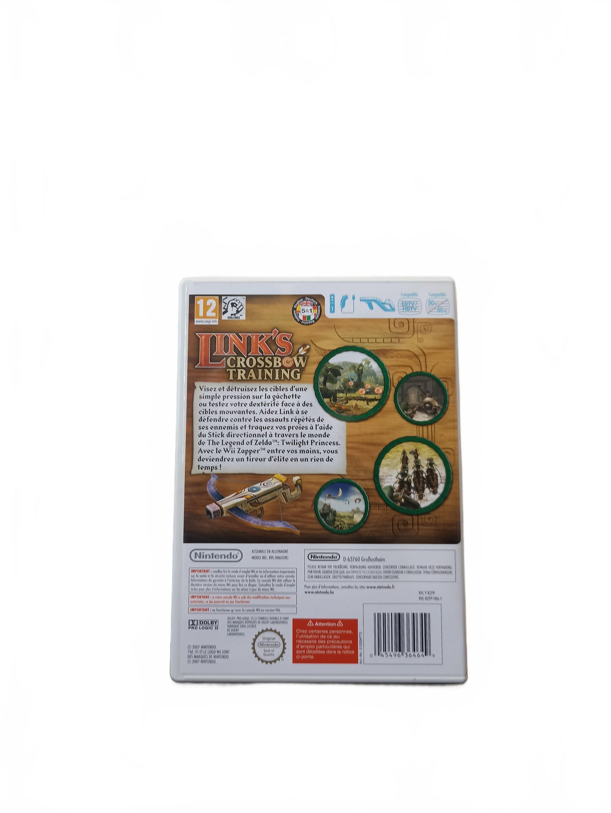 Pack Link’s Crossbow Training Nintendo Wii (complet)