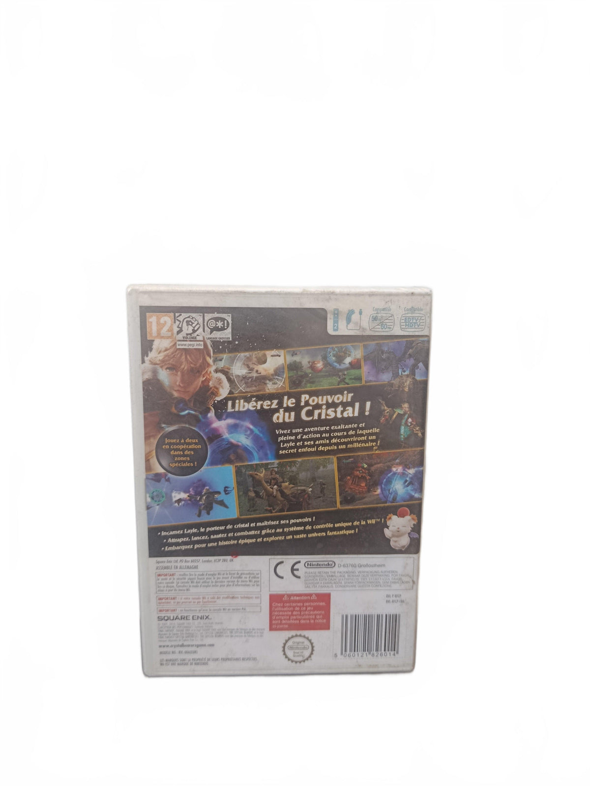 Final Fantasy Crystal Chronicles: The Crystal Bearers blister Wii avec trace d'usure