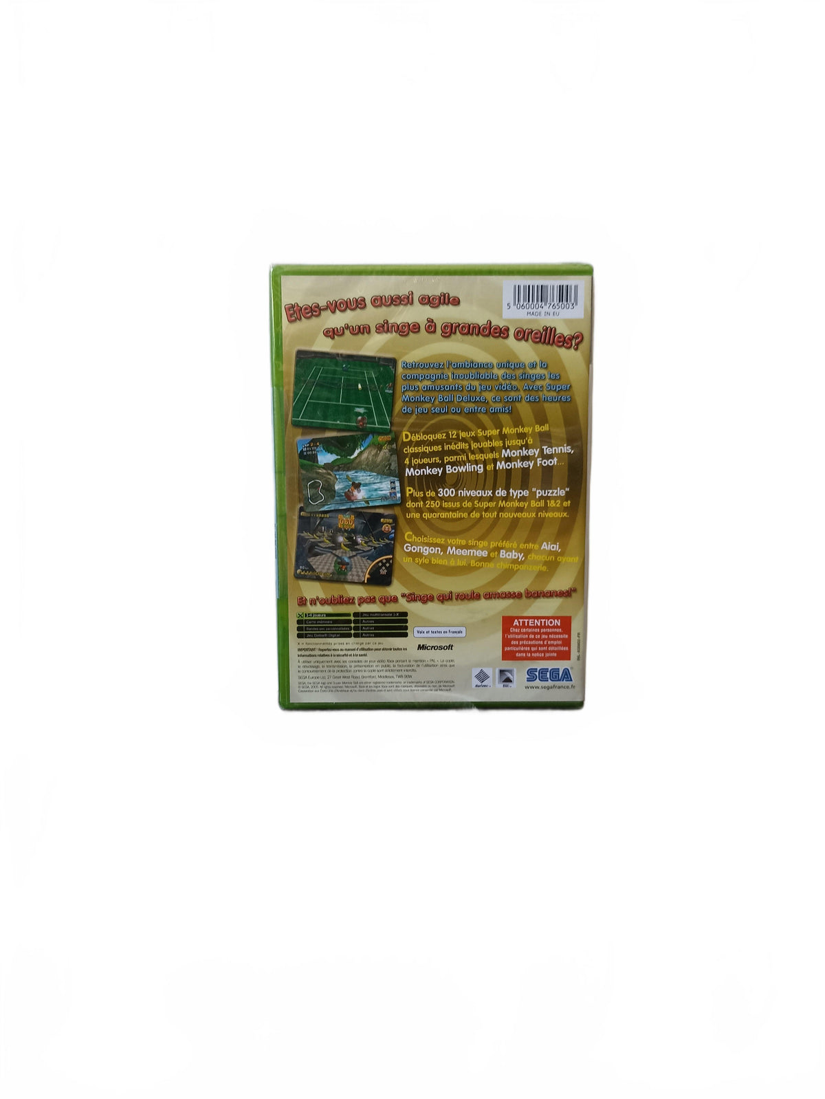 Super Monkey Ball Deluxe blister Xbox