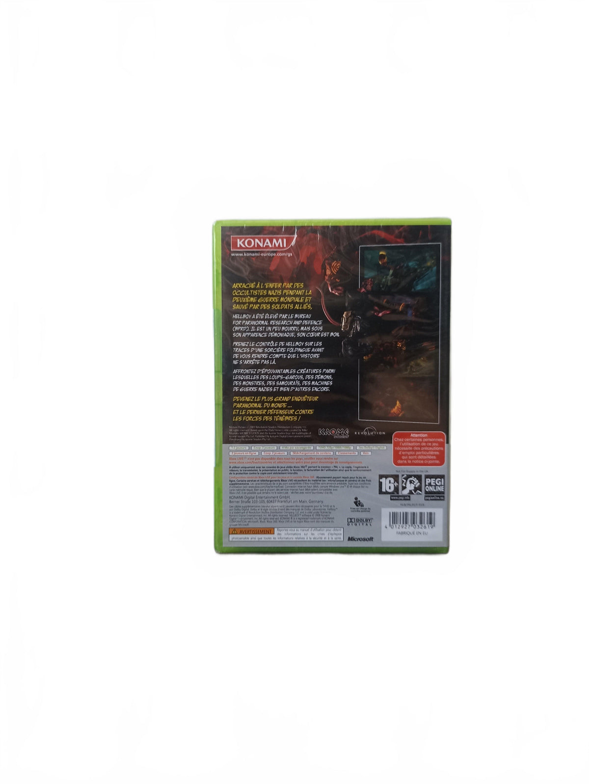 Hellboy The Science of Evil Xbox 360 Blister