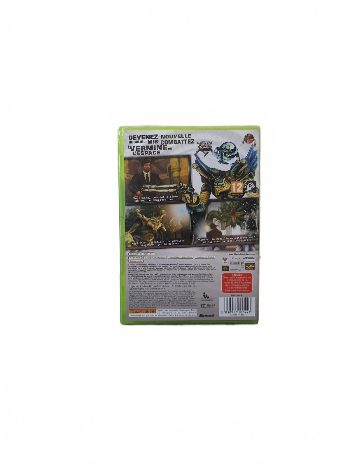 MIB Alien Crisis Xbox 360 Blister
