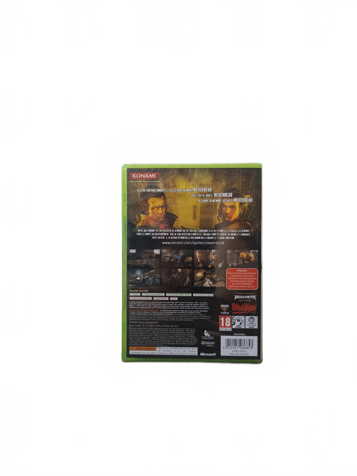 Never Dead Xbox 360 Blister