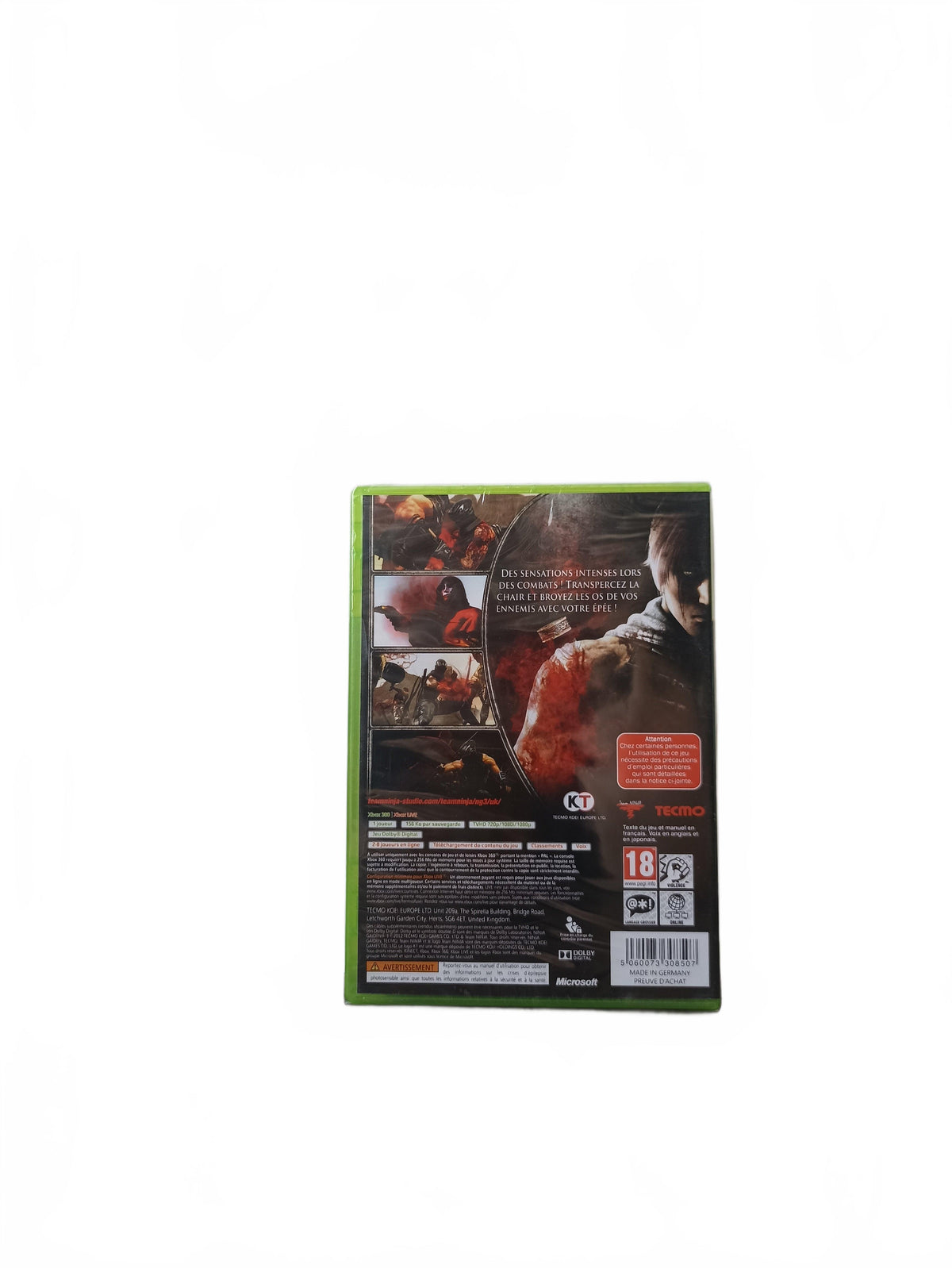 Ninja Gaiden 3 Xbox 360 Blister