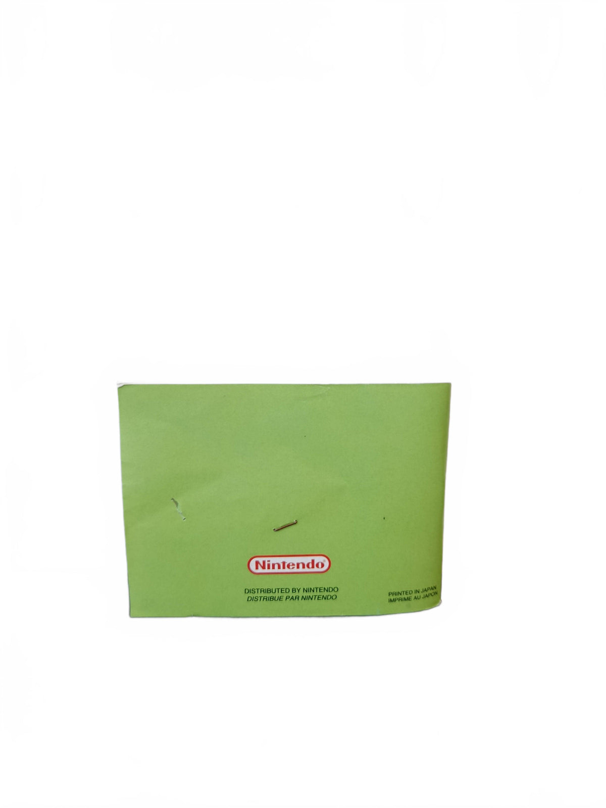 NOTICE WARIO LAND GameBoy