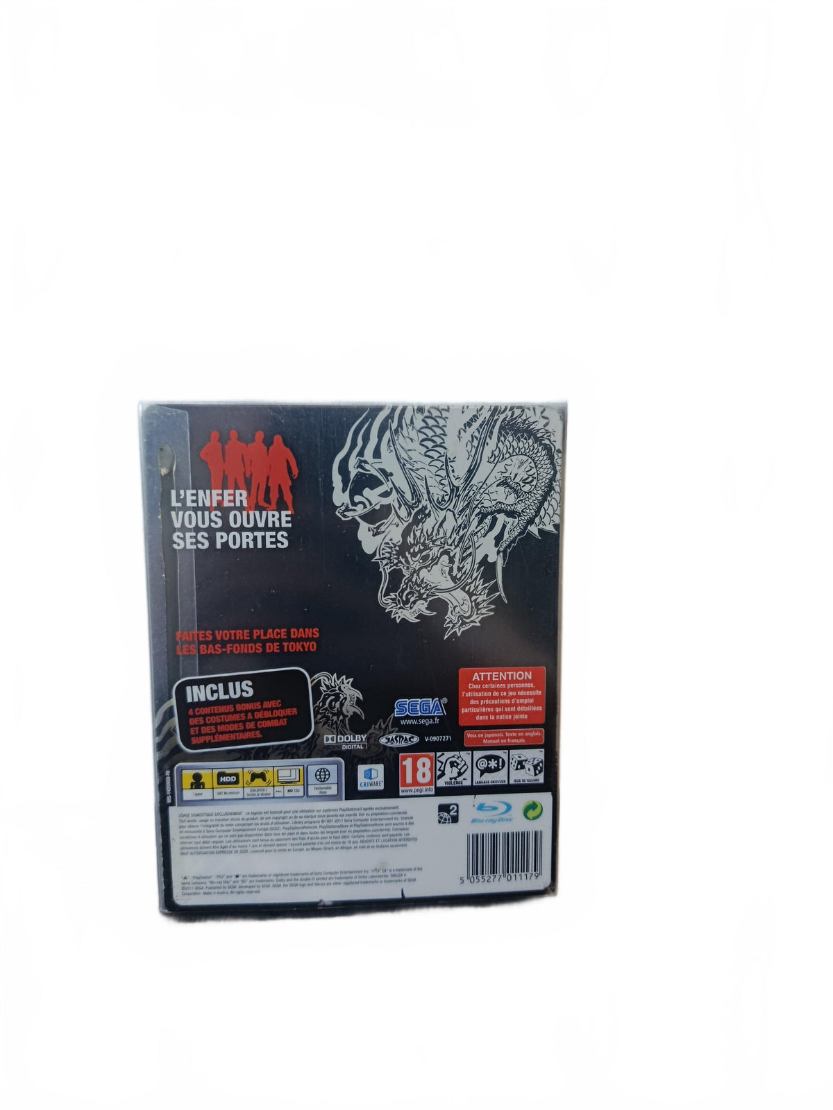 Yakuza 4 Playstation 3 (PS3) Complet en Français