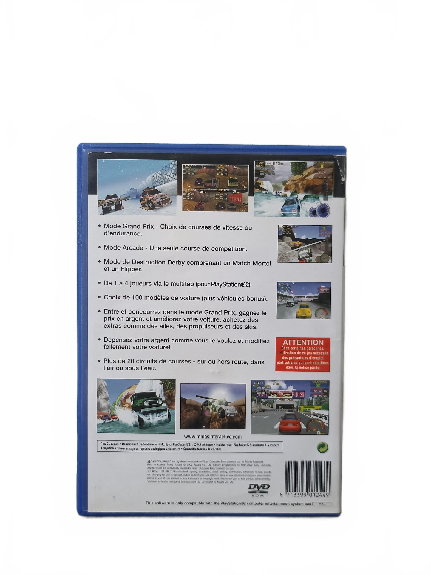 Penny Racers Playstation 2 (PS2) PAL Complet