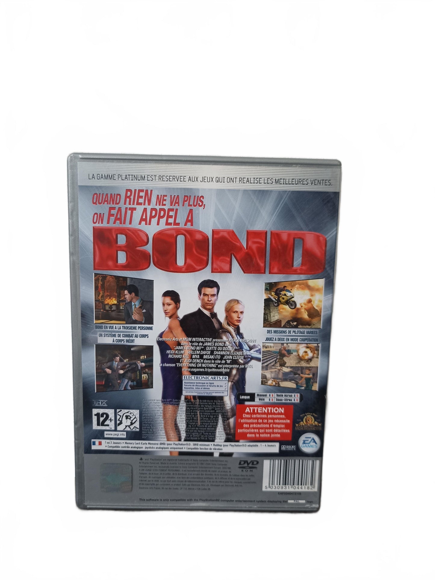007 : Quitte ou Double Platinum (PS2) Complet