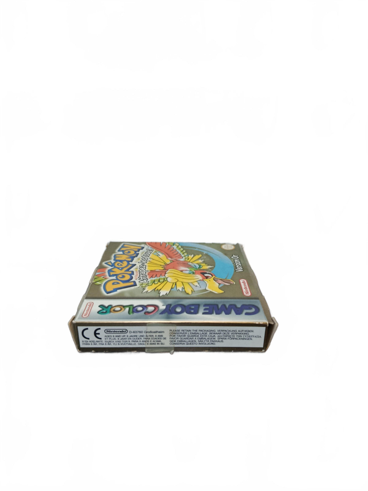 Pokémon Version Or — Game Boy Color boite seule