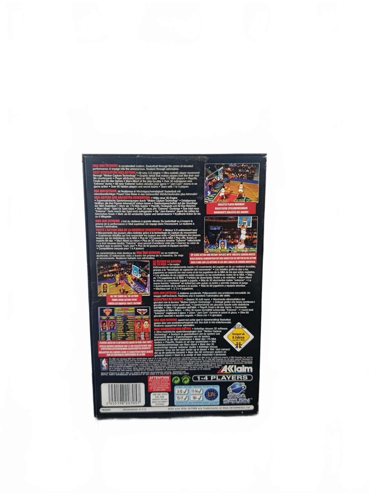 NBA Jam Extreme, Sega Saturn
