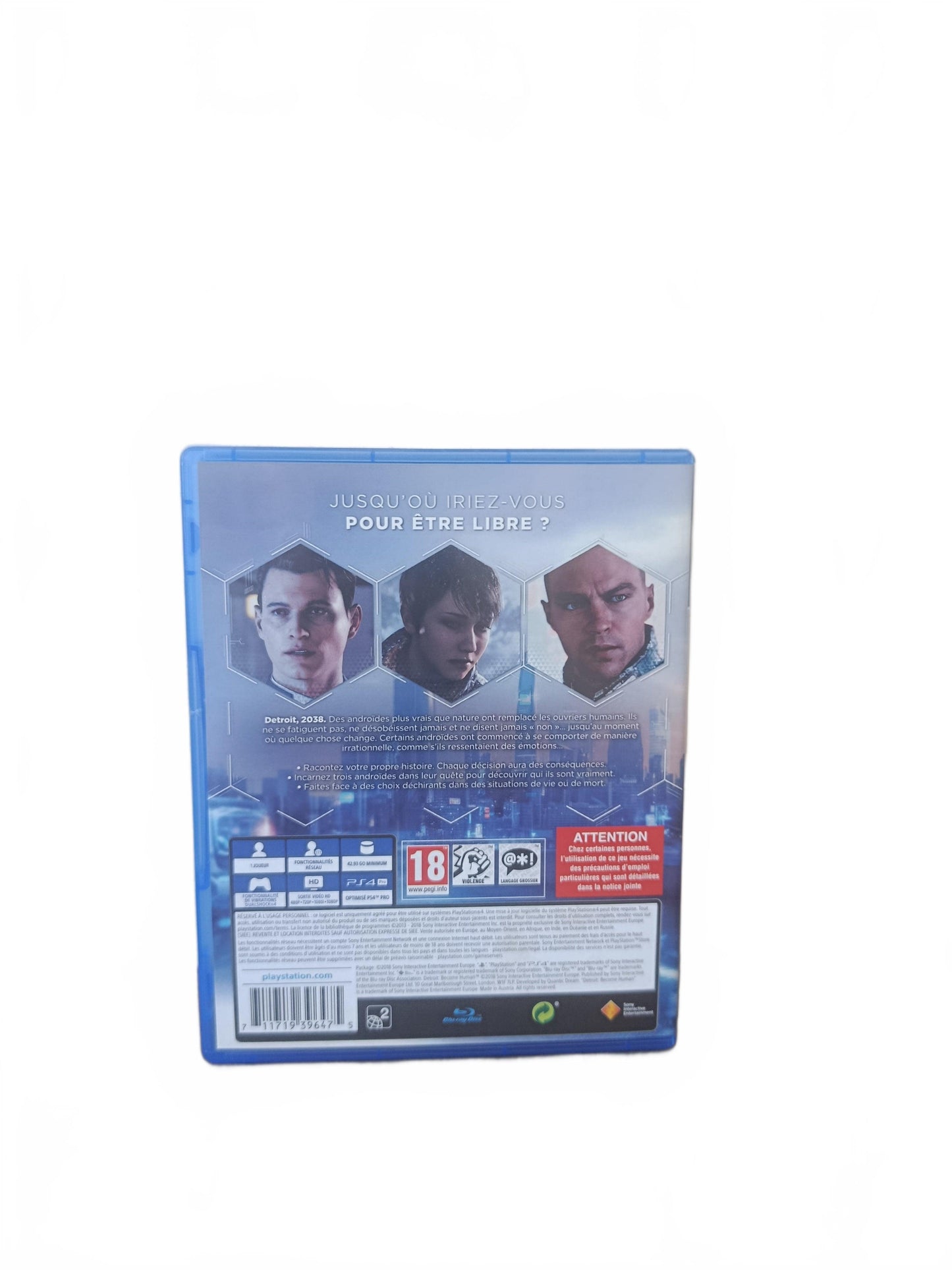 Detroit: Become Human, PlayStation 4