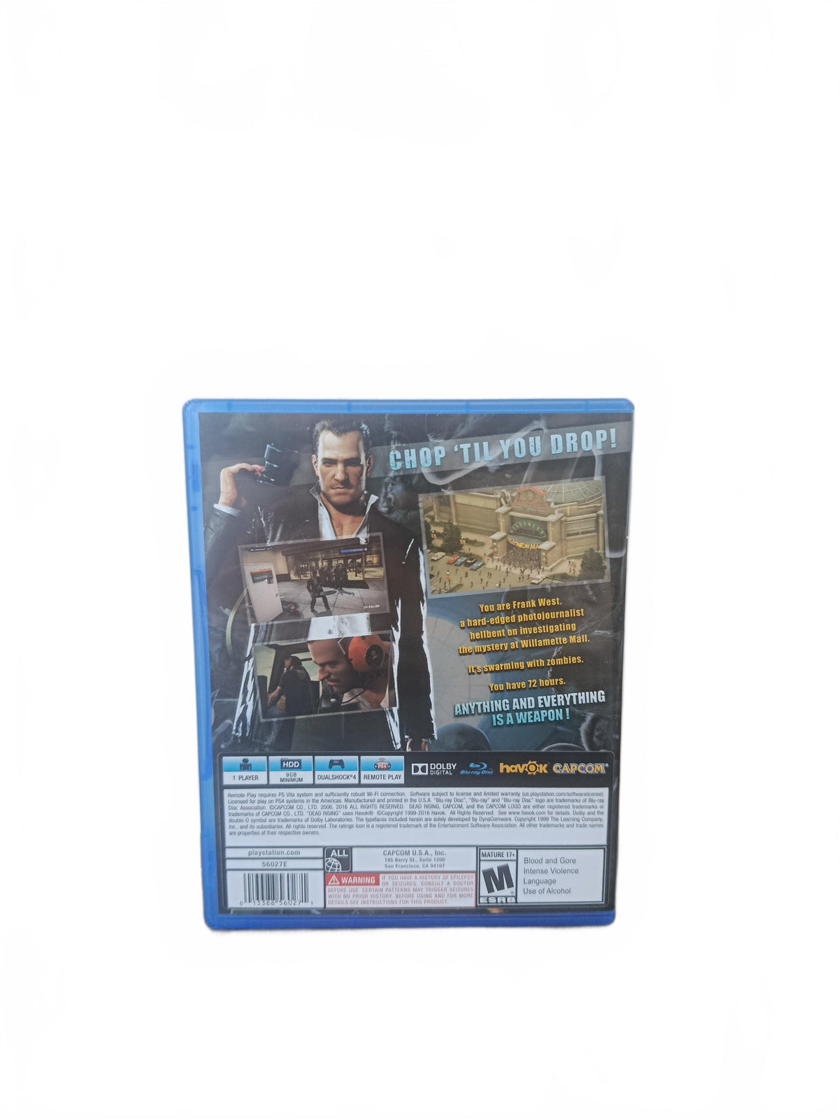 Dead Rising , PlayStation 4 Version USA jouable en français