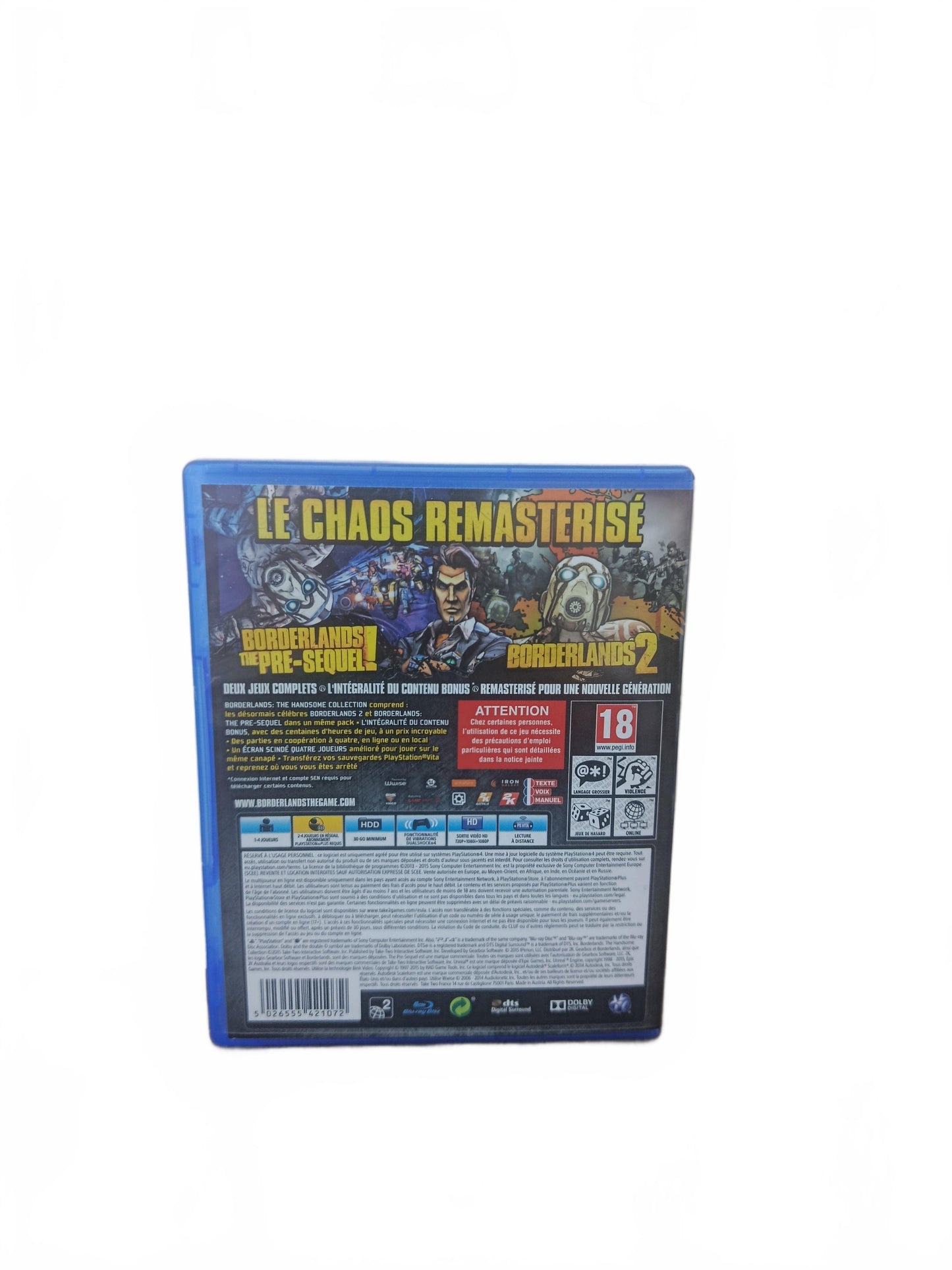 Borderlands: Game of the Year Edition, PlayStation 4