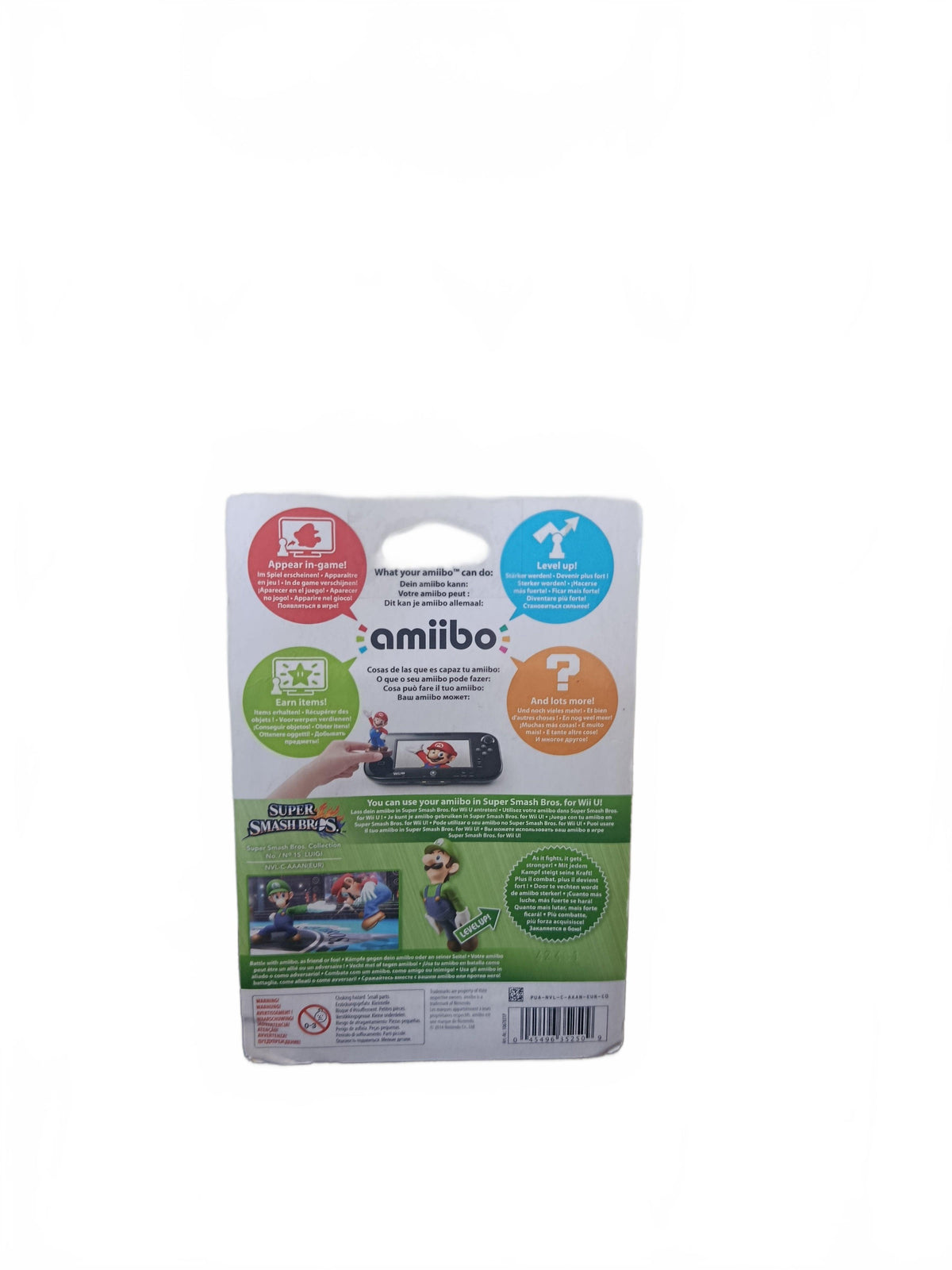 Luigi ; 15 ; Super Smash Bros. amiibo