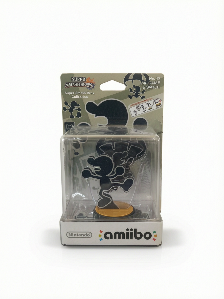 Mr. Game & Watch ; 45 ; Super Smash Bros. amiibo