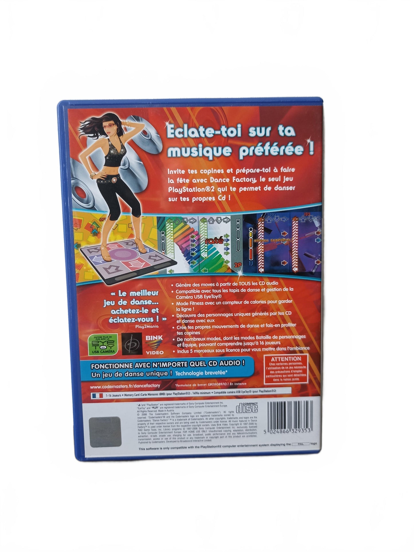 Dance Factory Playstation 2 PS2
