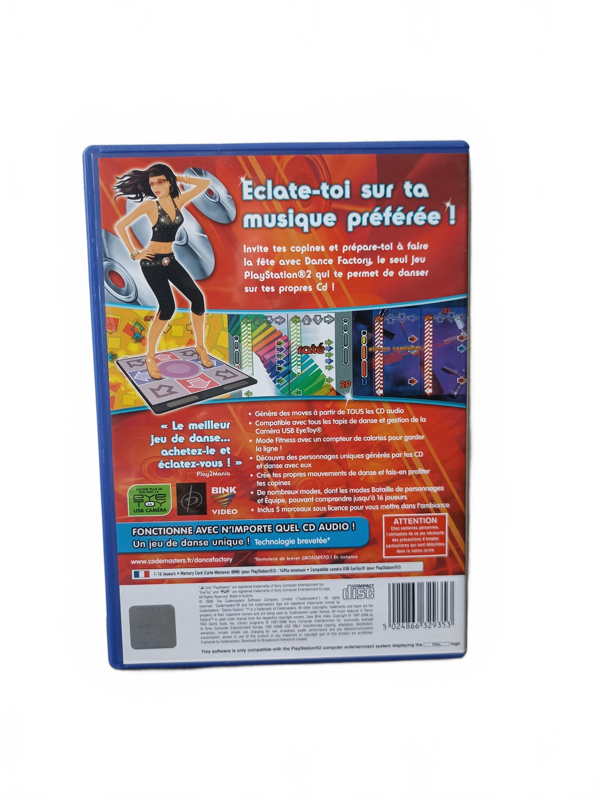 Dance Factory Playstation 2 PS2