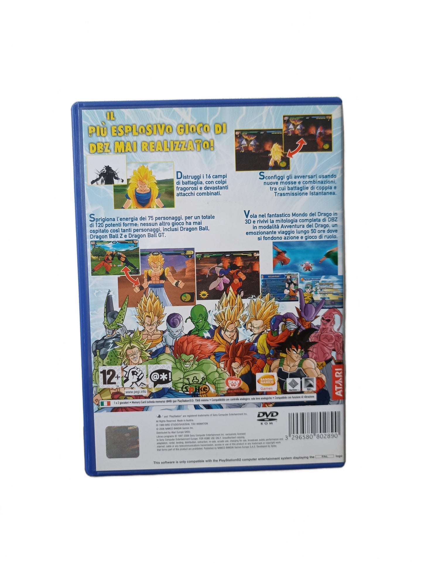 Dragon Ball Z: Budokai Tenkaichi 2 Playstation 2 PS2 Version ITA