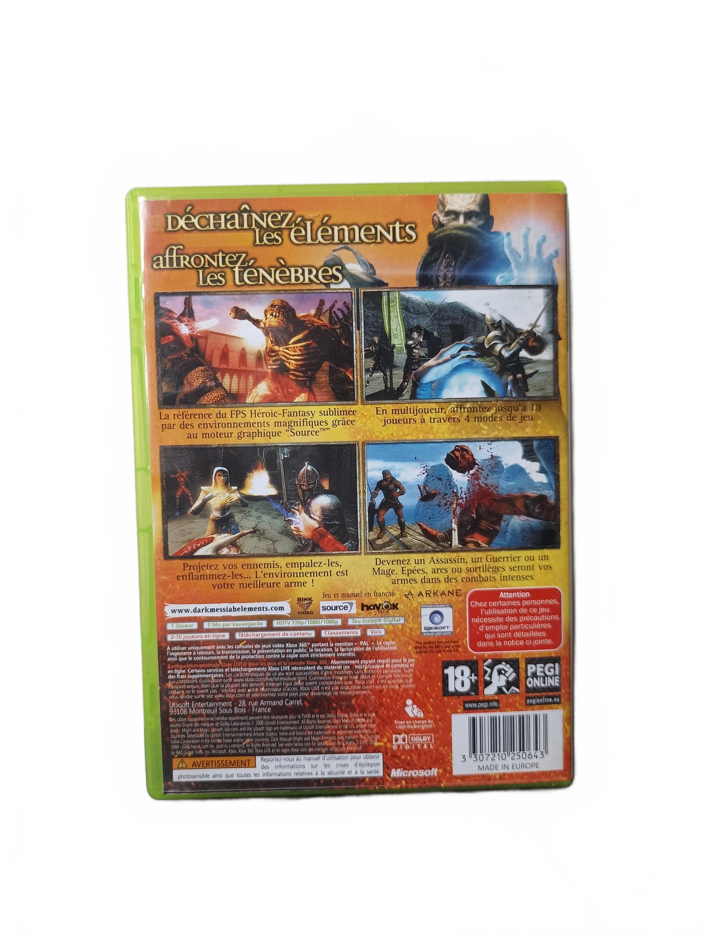Dark Messiah of Might and Magic: Elements Xbox 360