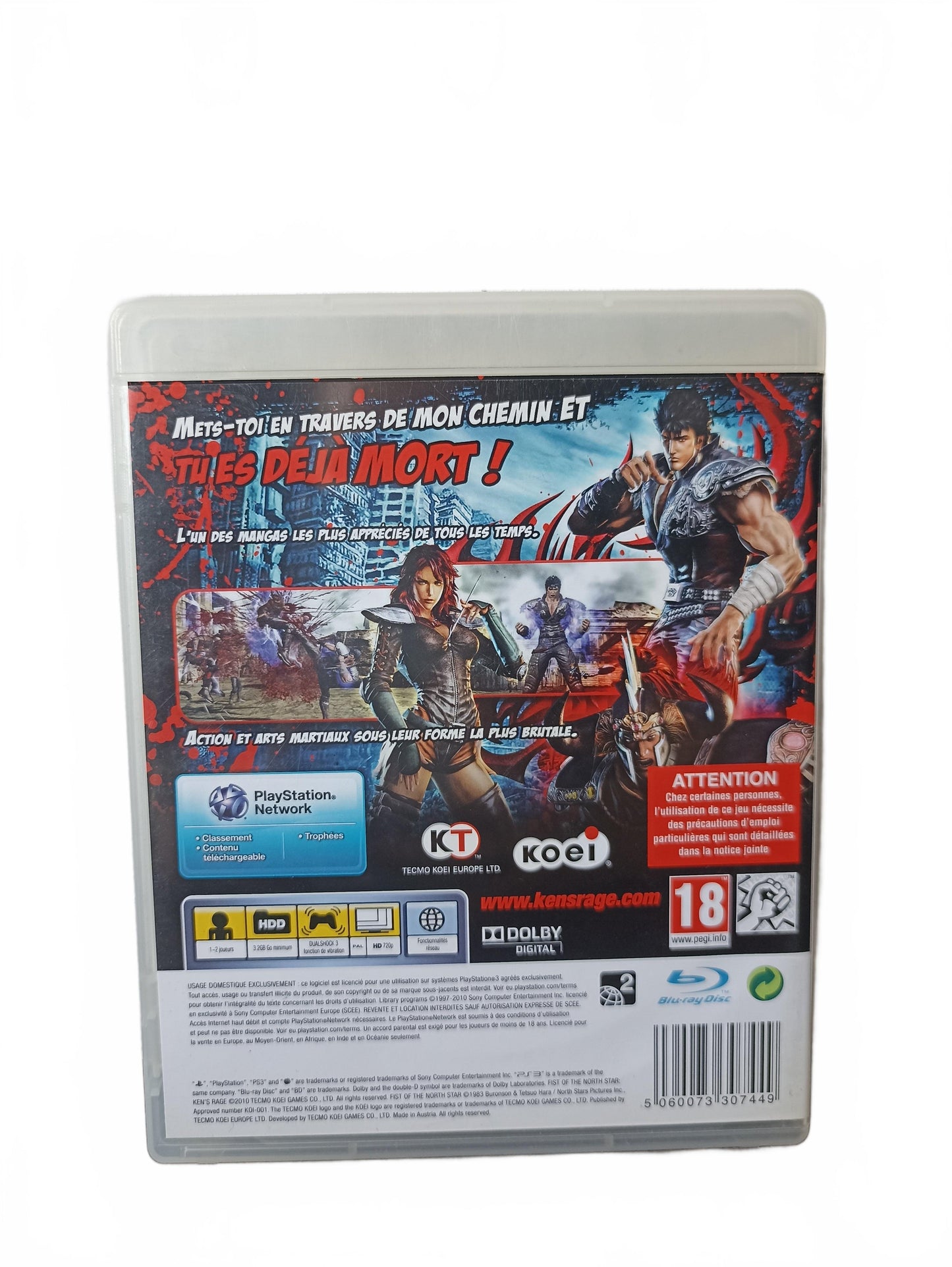 Fist of the North Star: Ken’s Rage Playstation 3 PS3