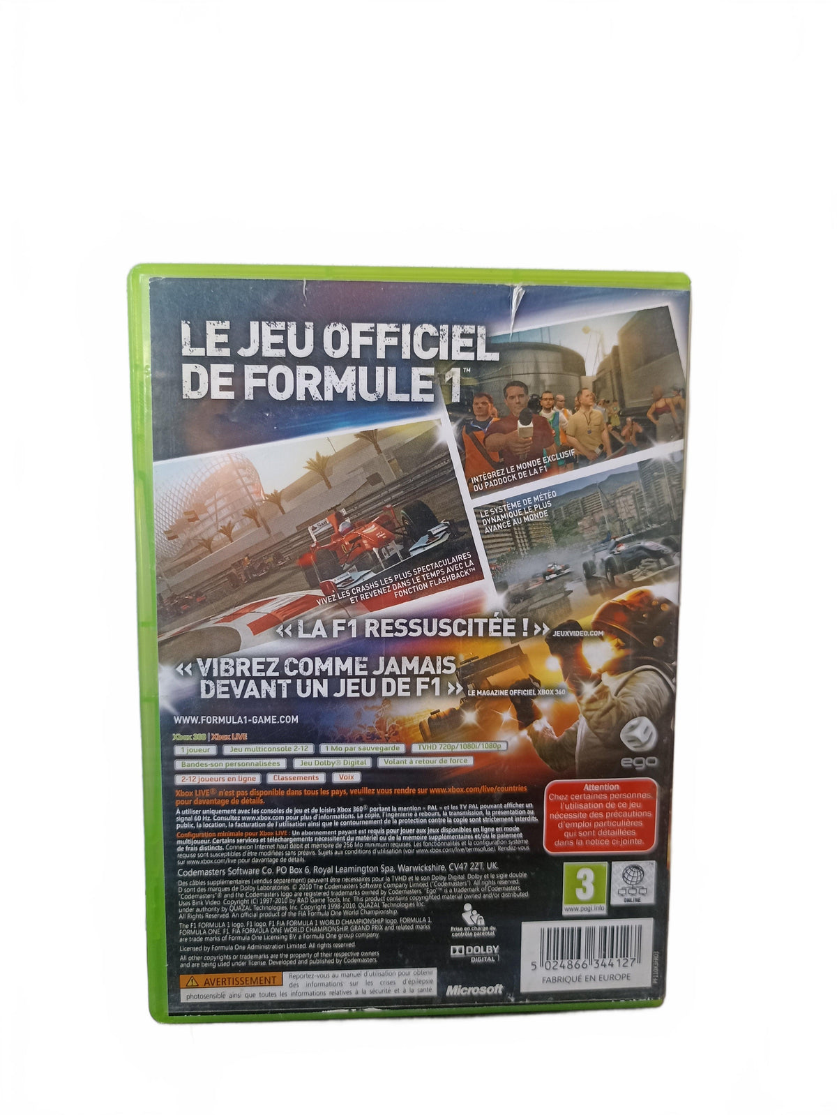 F1 2010 Xbox 360