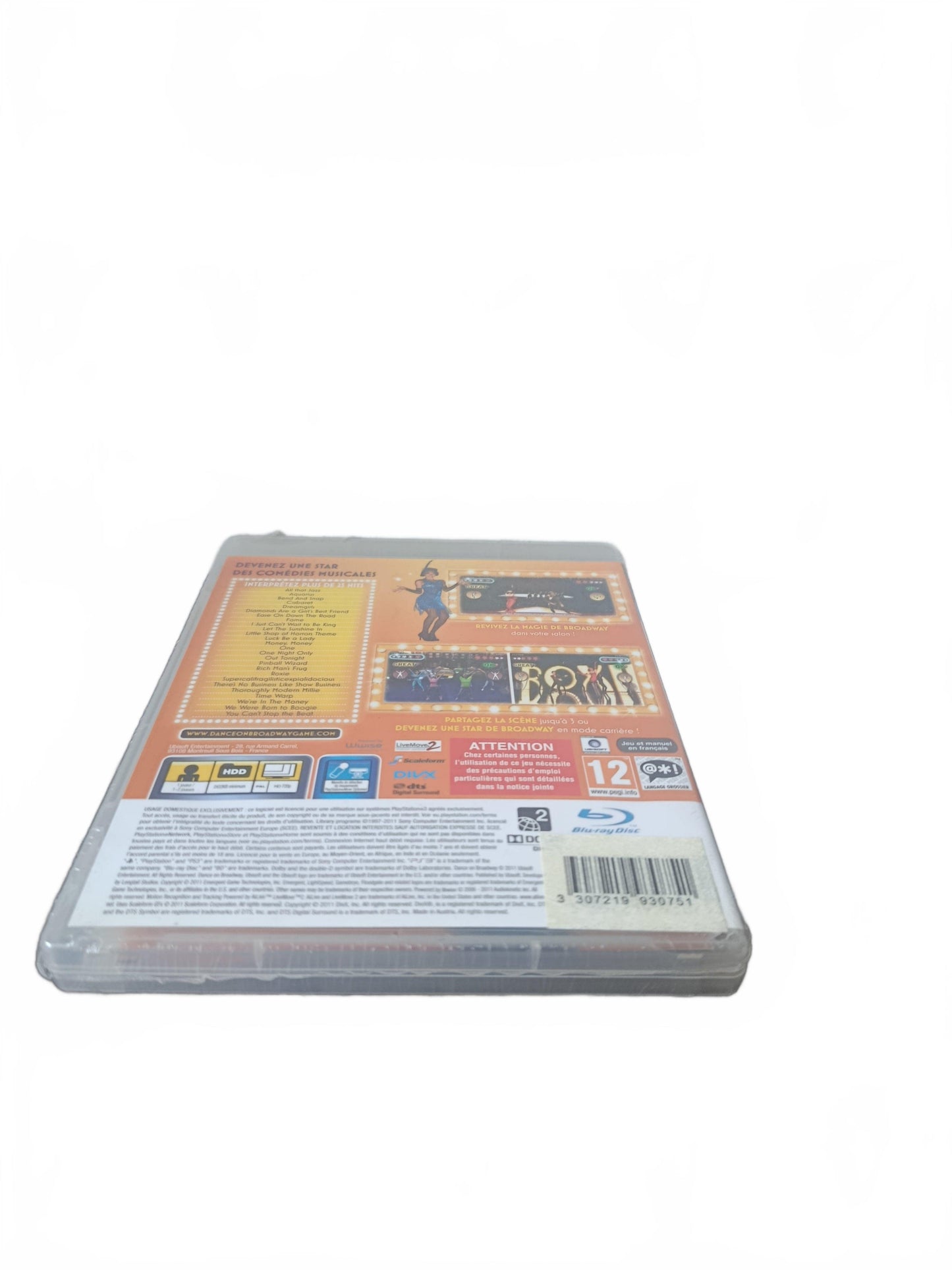 Dance on Broadway PlayStation 3 PS3 Reblister