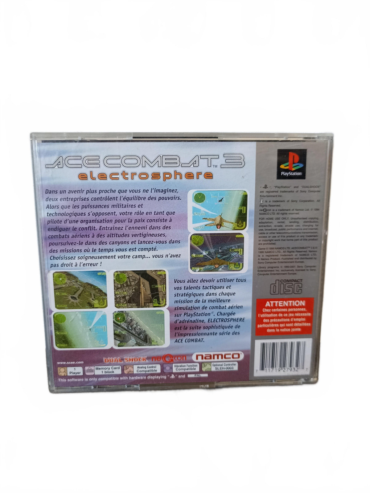 Ace Combat 3: Electrosphere PlayStation PS1 Seconde Vie