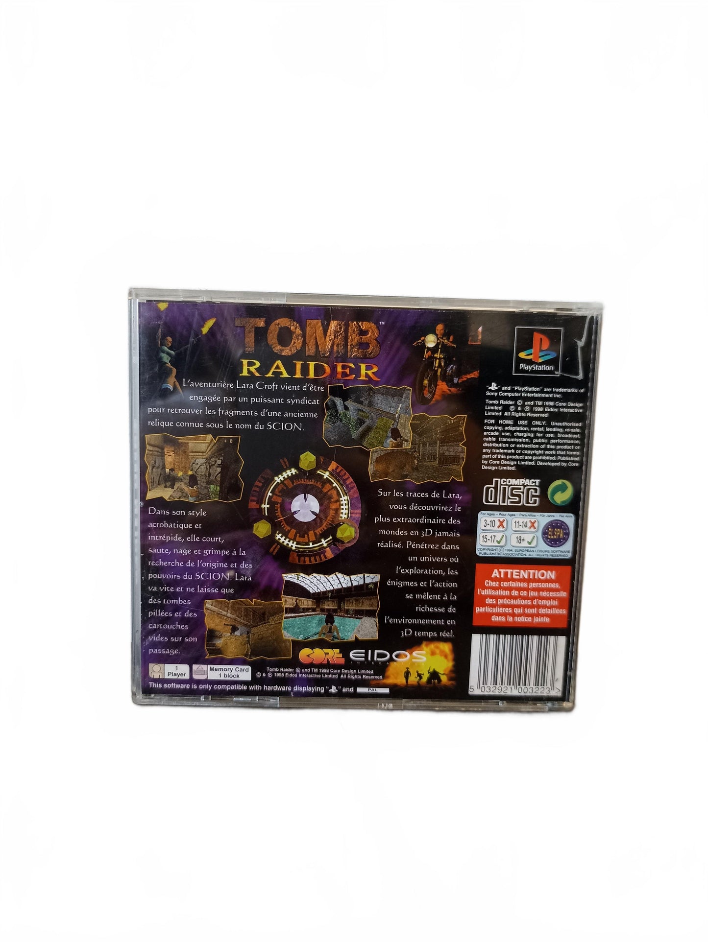 Tomb Raider — PlayStation — PS1 Seconde Vie