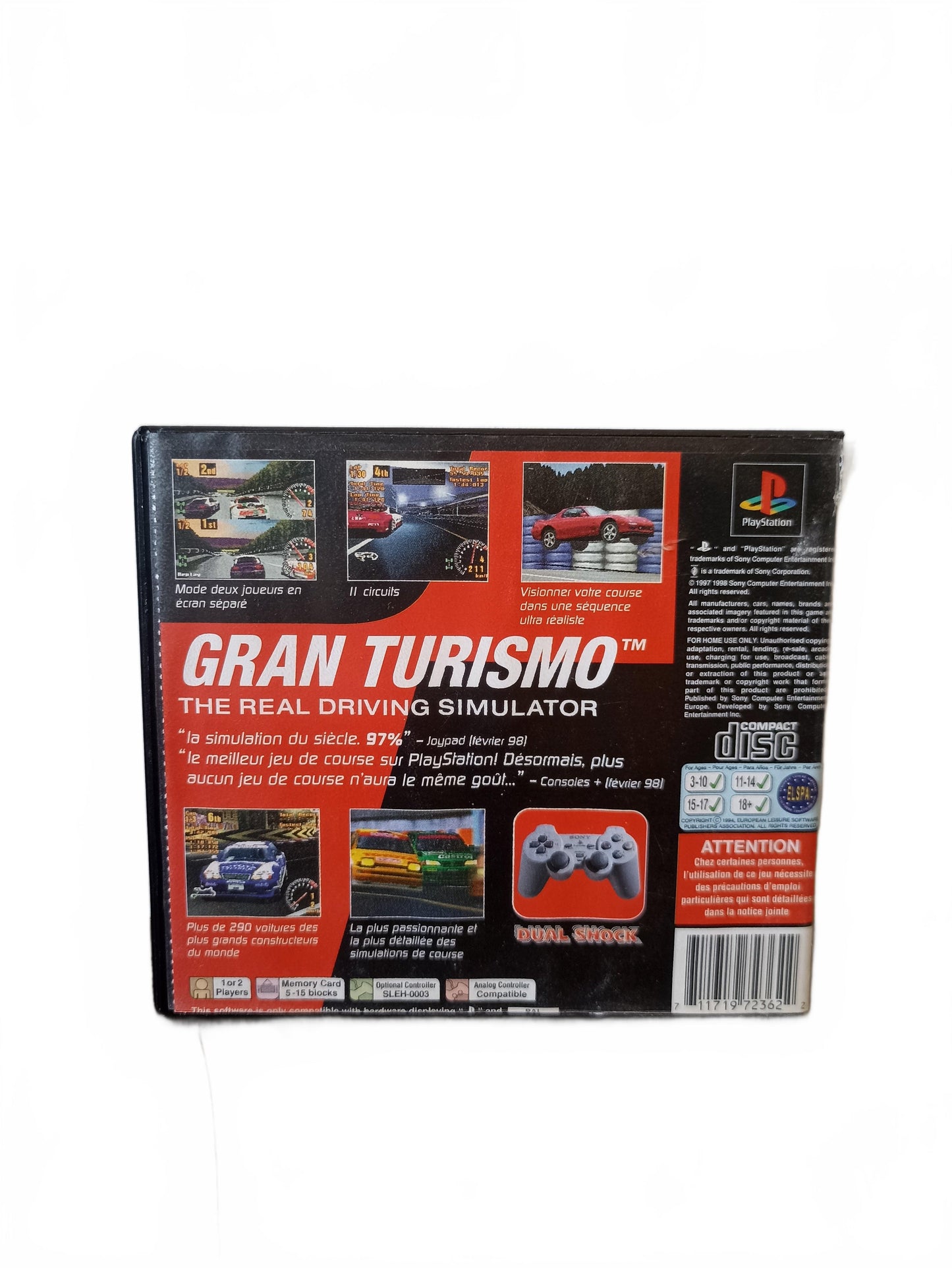 Gran Turismo PlayStation 1 PS1 Seconde Vie