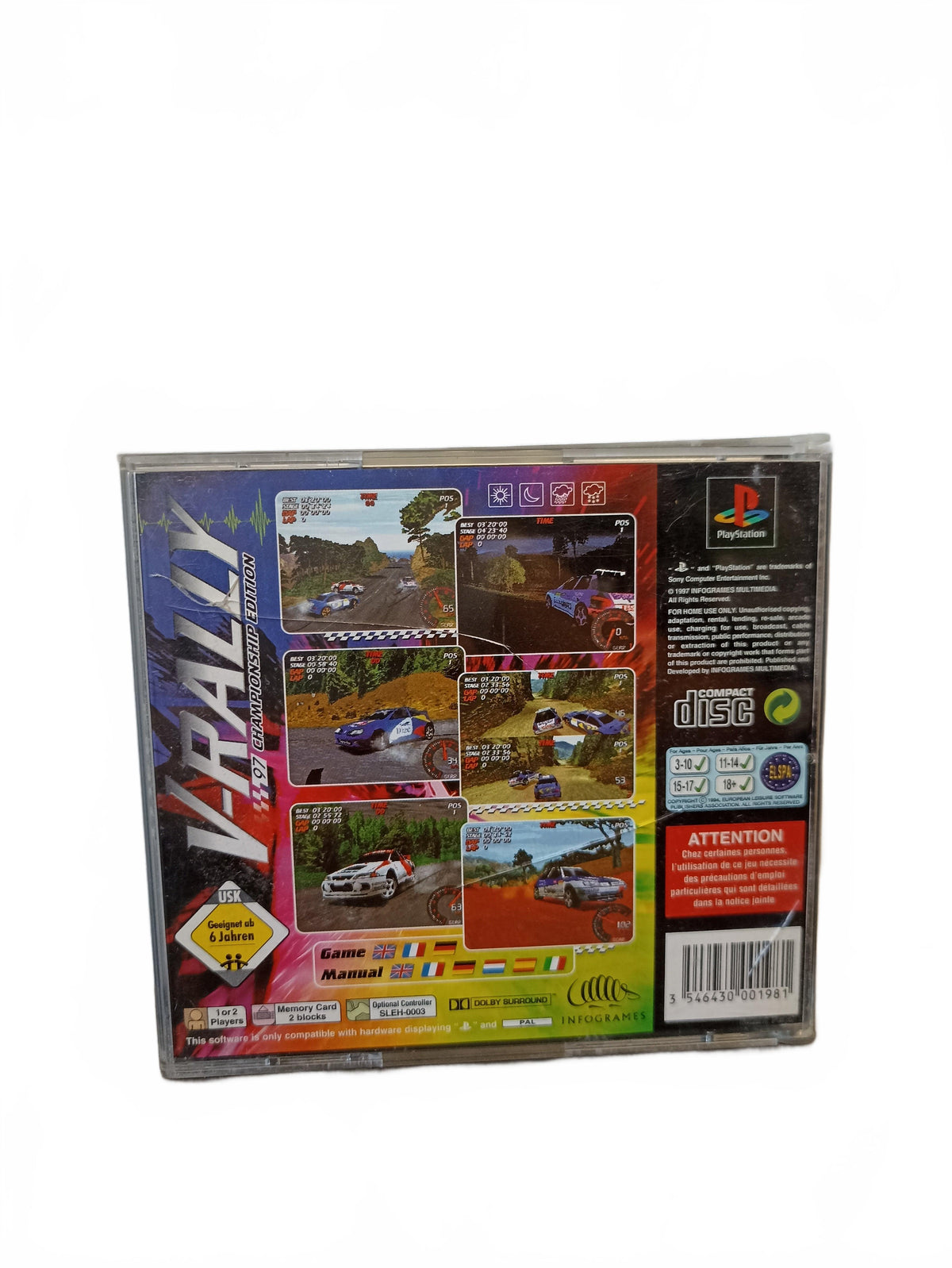 V-Rally — PlayStation — PS1 Seconde Vie