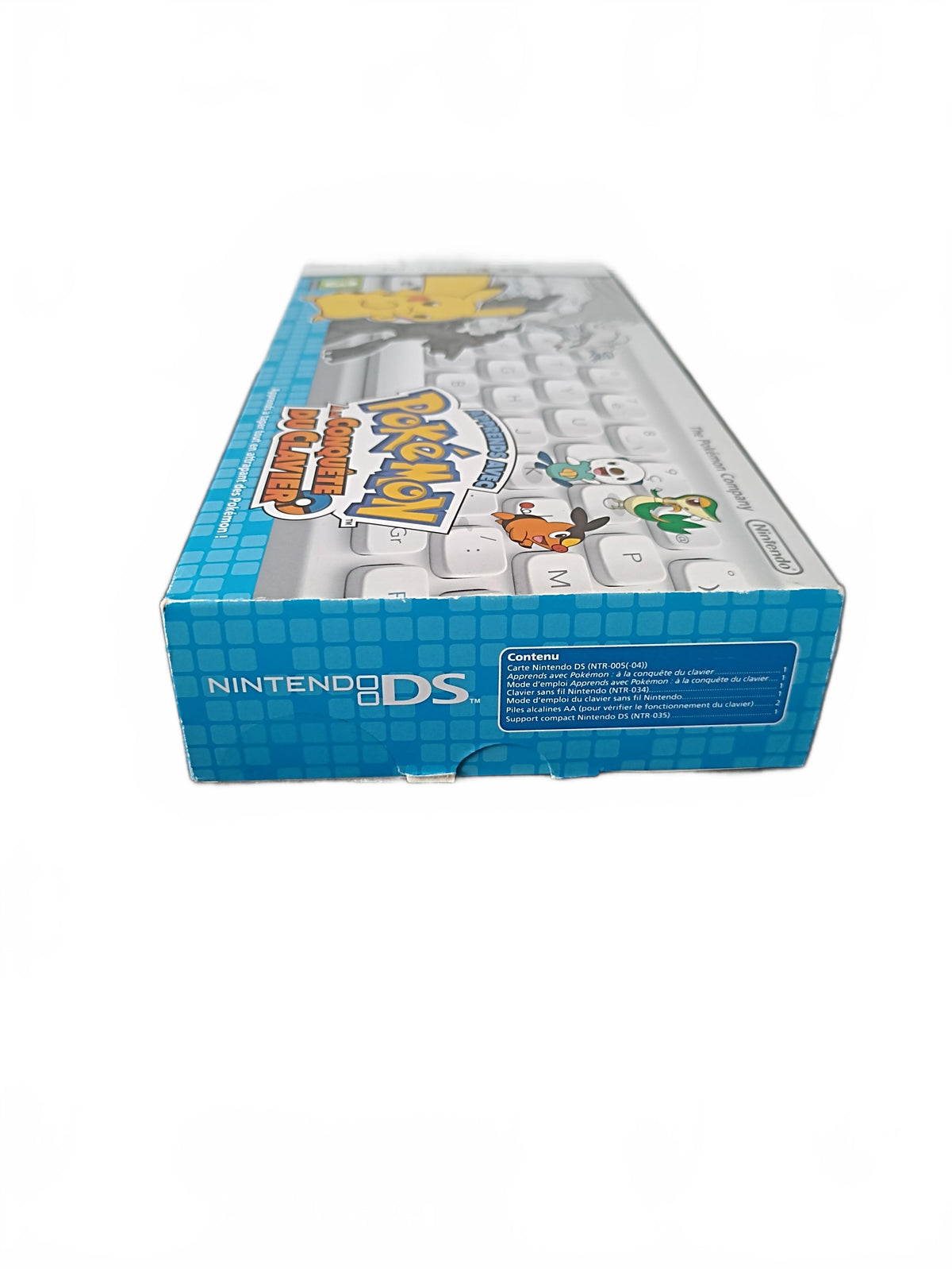 Apprends avec Pokémon : À la conquête du clavier - Nintendo DS, coffret avec clavier
