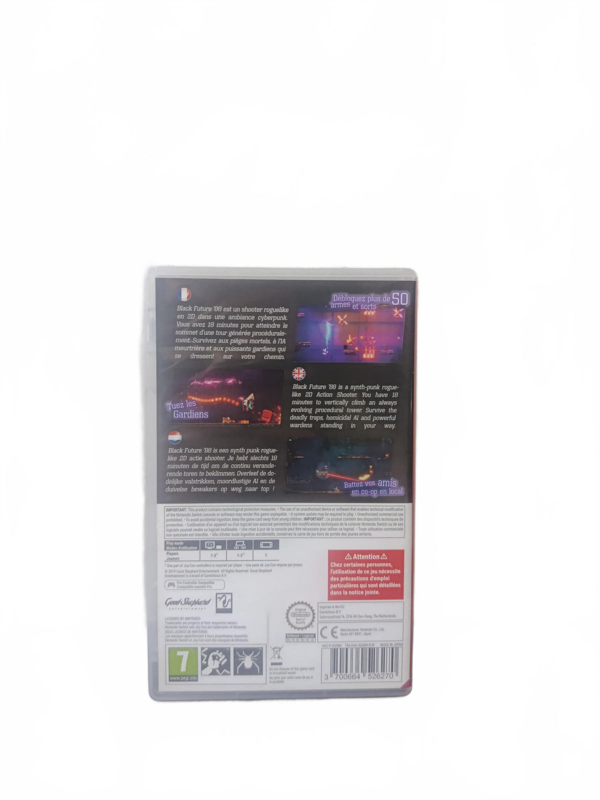 Black Future ’88 Nintendo Switch
