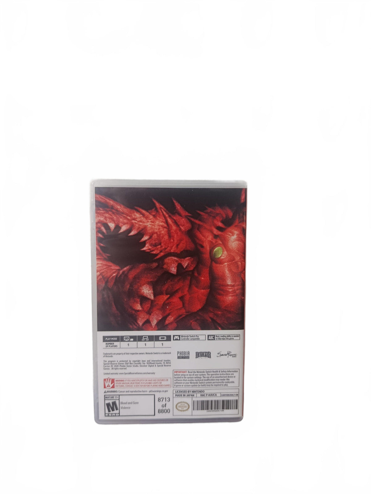Carrion Nintendo Switch