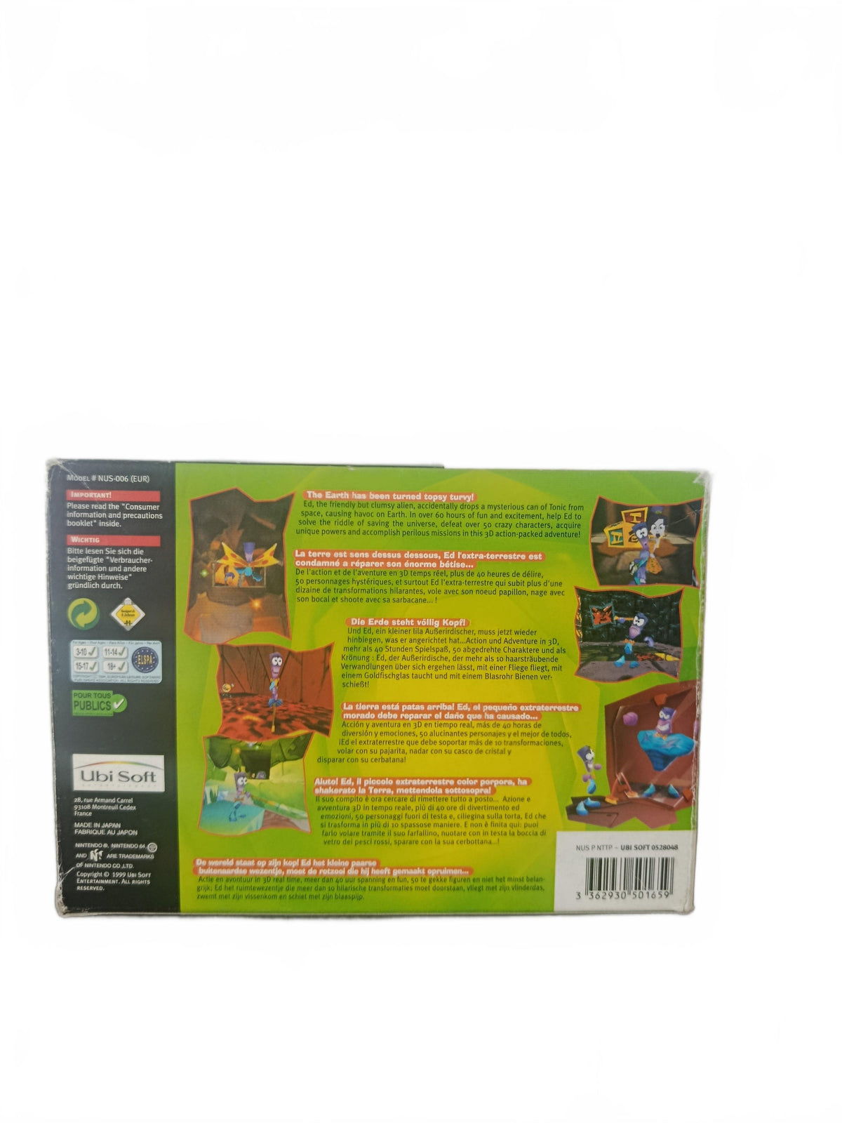 Tonic Trouble Nintendo 64