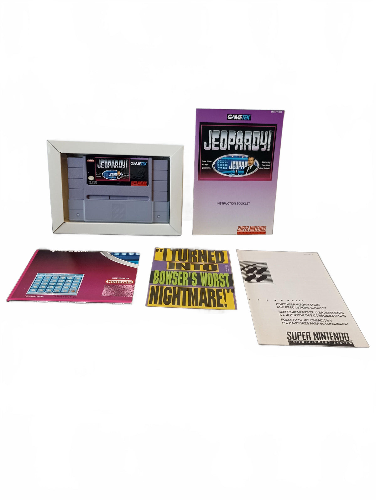 Jeopardy Super Nintendo (SNES) complet en boite