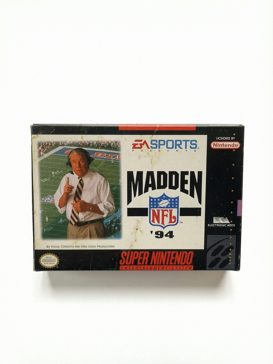 Madden NFL 94 Super Nintendo (SNES) complet en boite