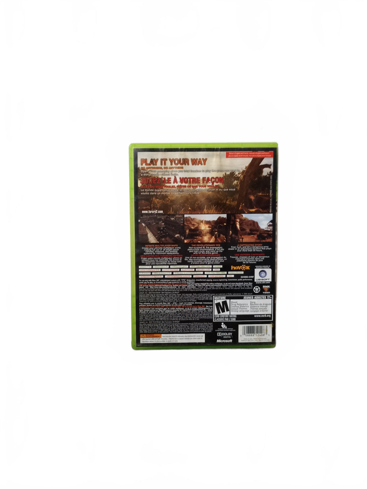 Far Cry 2 Xbox 360 Version USA