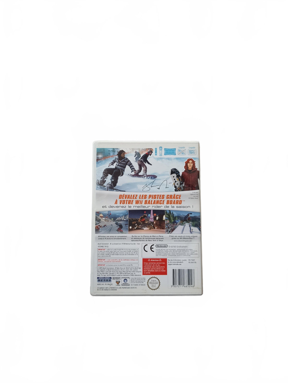Shaun White Snowboarding nintendo WII