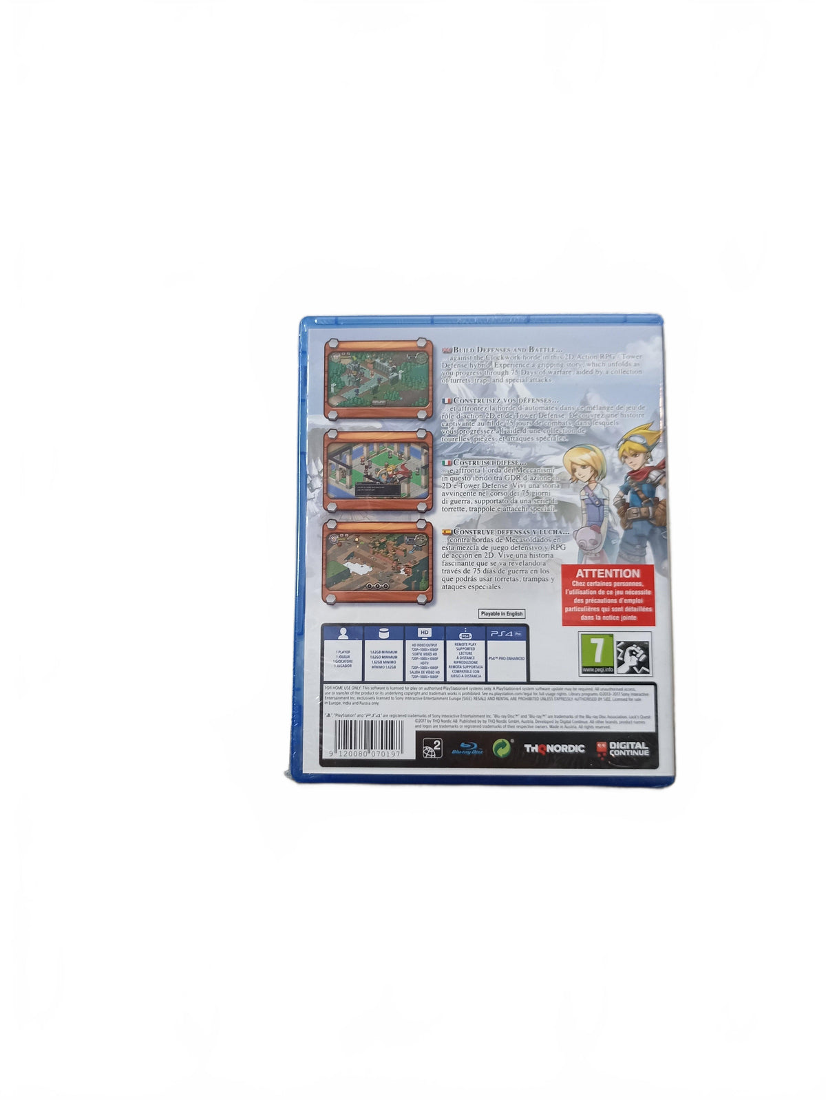 Lock's Quest Playstation 4 (PS4) Neuf sous blister