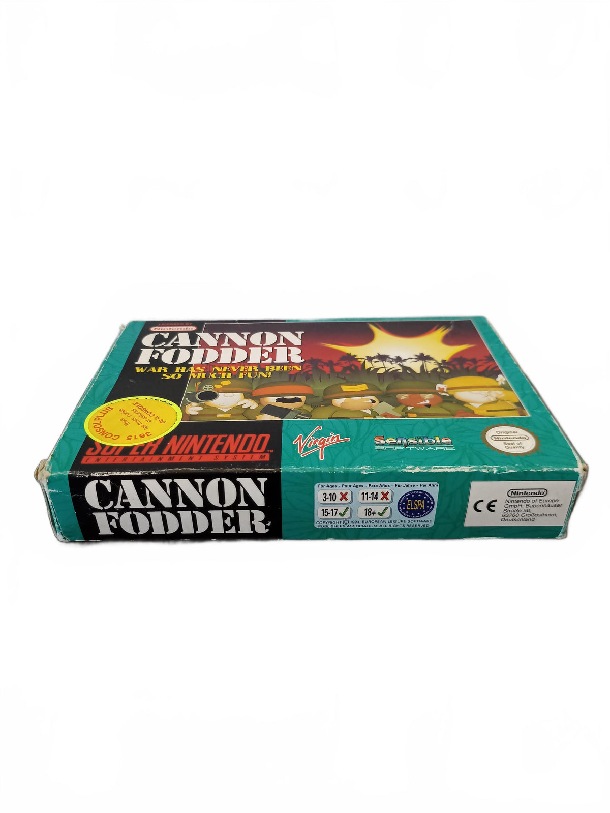 Cannon Fodder Super Nintendo