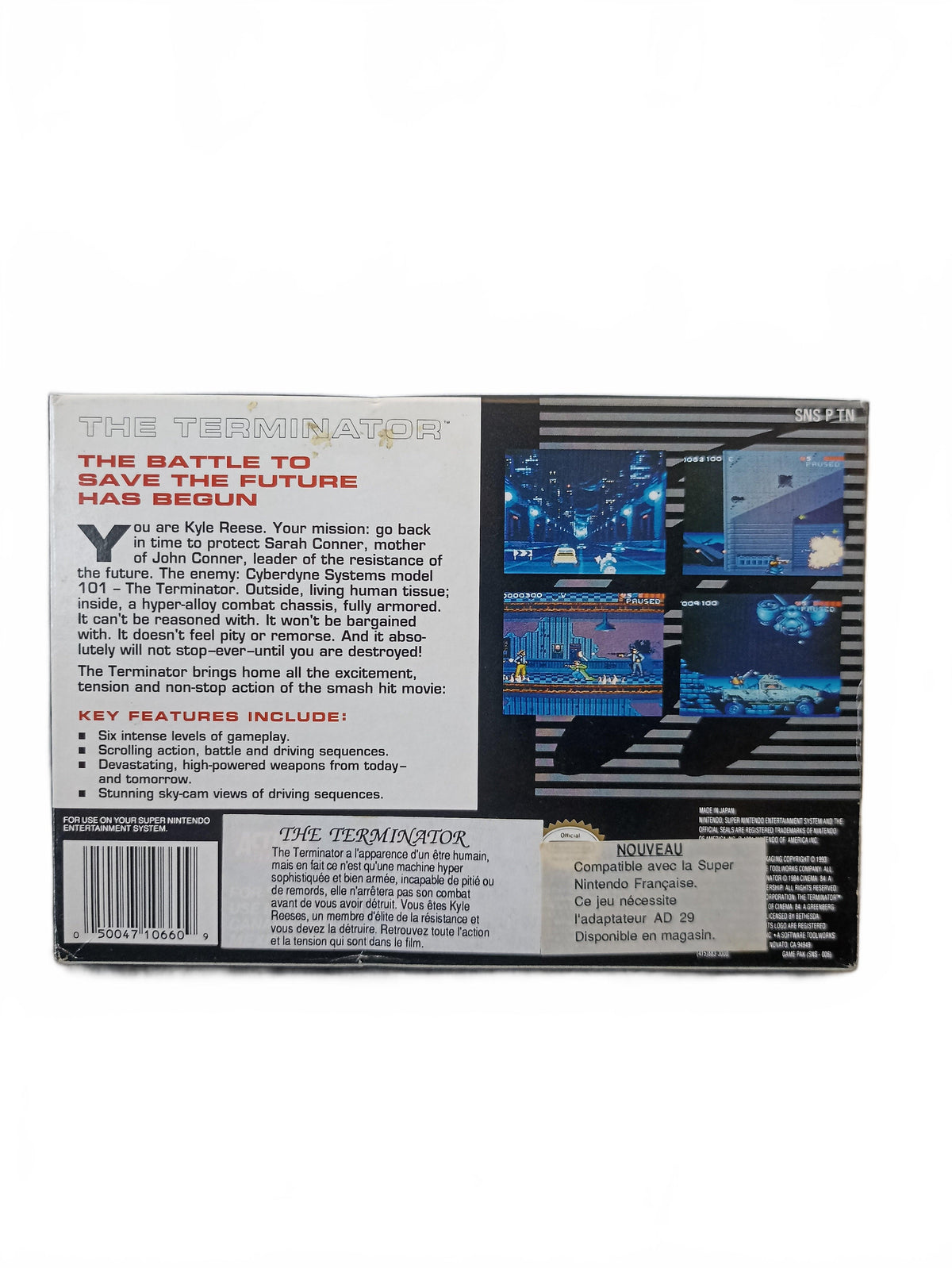 The Terminator Super Nintendo Version NTSC