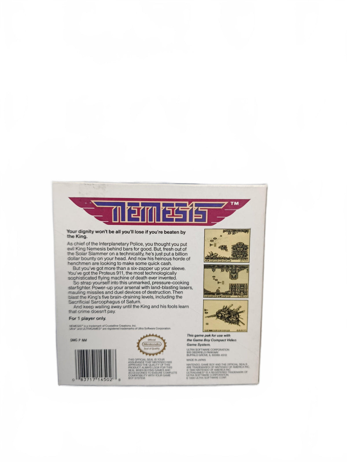Nemesis Game Boy