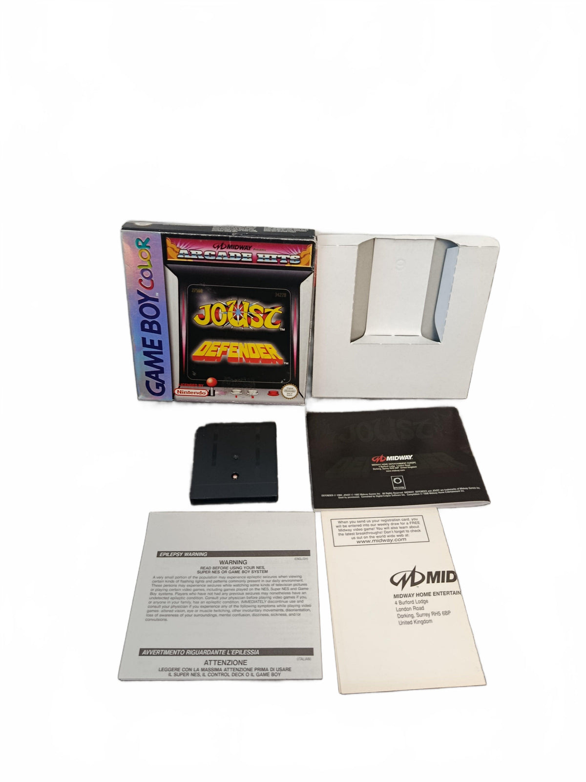 Arcade Hits: Joust / Defender Game Boy Color